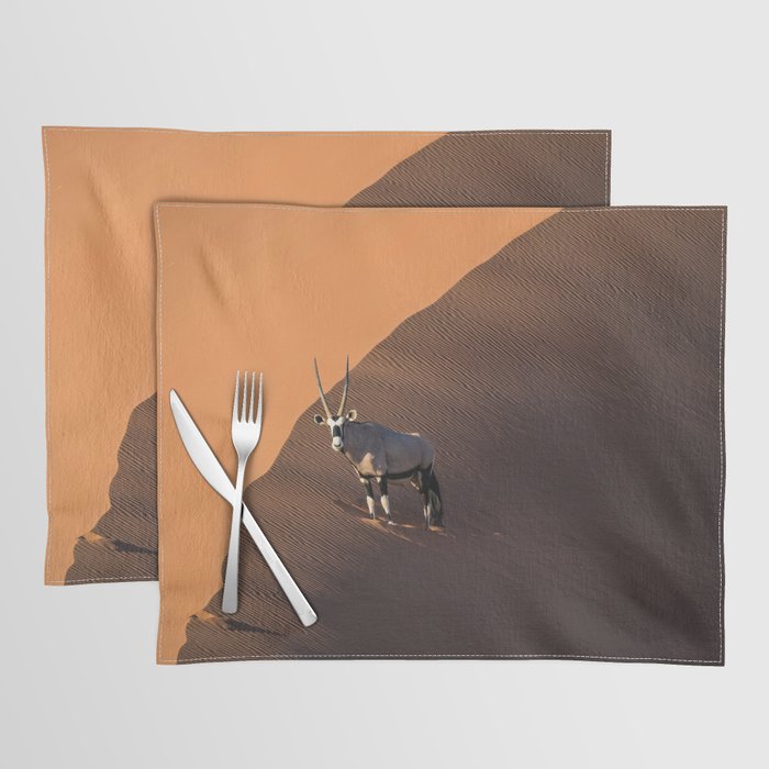 Oryx On The Edge, Namibia Placemat