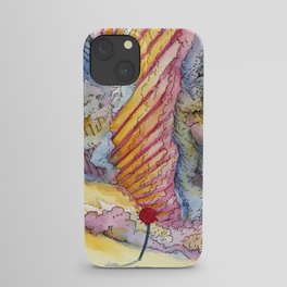 wax water drawing iPhone Case