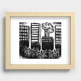 City of Trees Recessed Framed Print