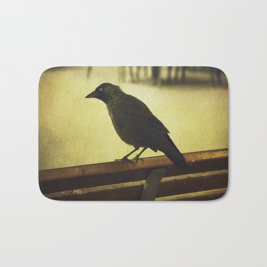 Watch the birdie Bath Mat