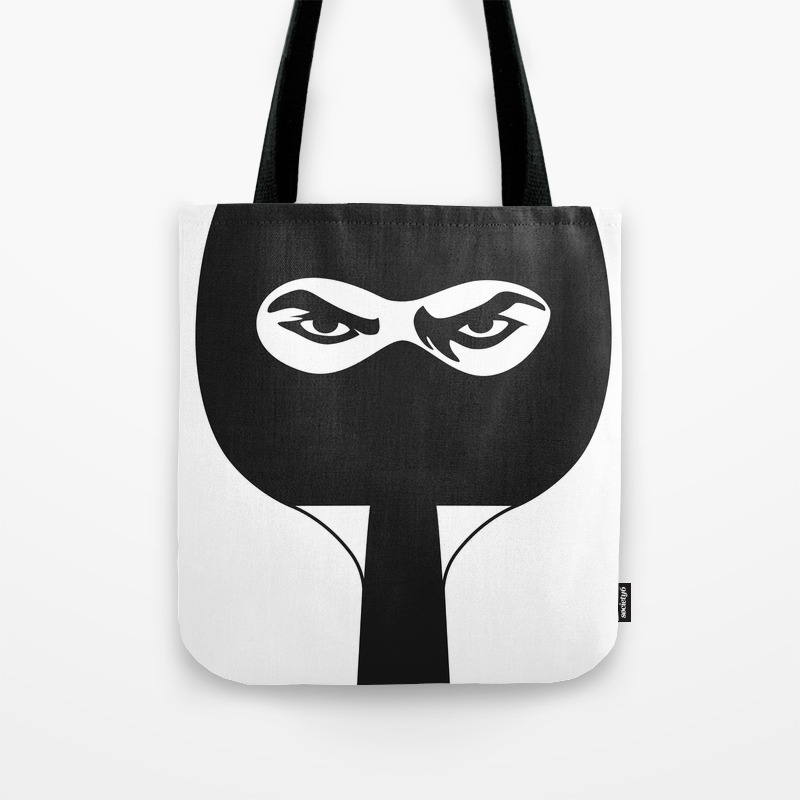 Ping Pong Ninja Tote Bag By Megahyfun Society6 Ping Pong Ninja Tote Bag By