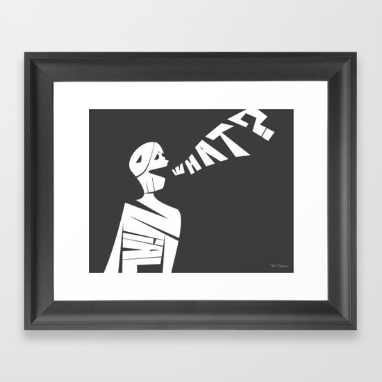 Denial Framed Art Print