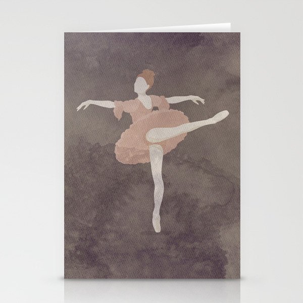 Ballerina Sleeping Beauty in tutu Stationery Cards