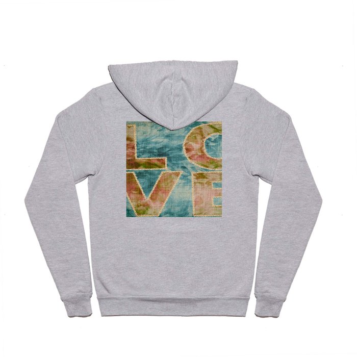 Love - handcrafted with flowers Hoody