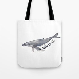 Whale Hello There Tote Bag