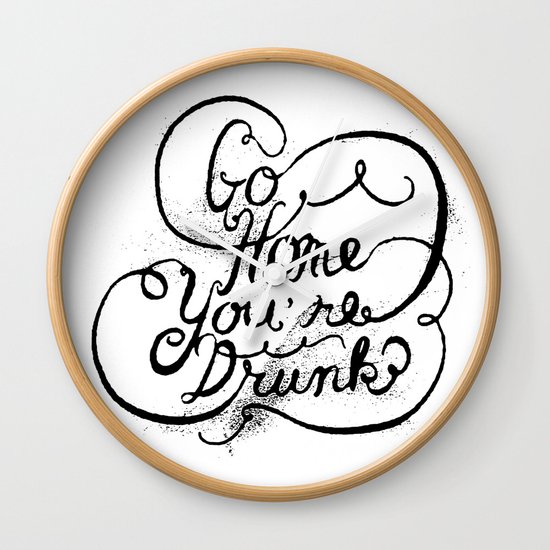 GO HOME Wall Clock