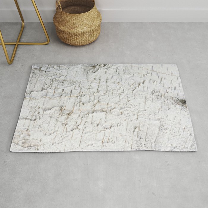  Birch bark pattern Rug