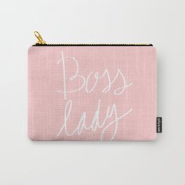 Boss Lady Hand Lettered  Carry-All Pouch