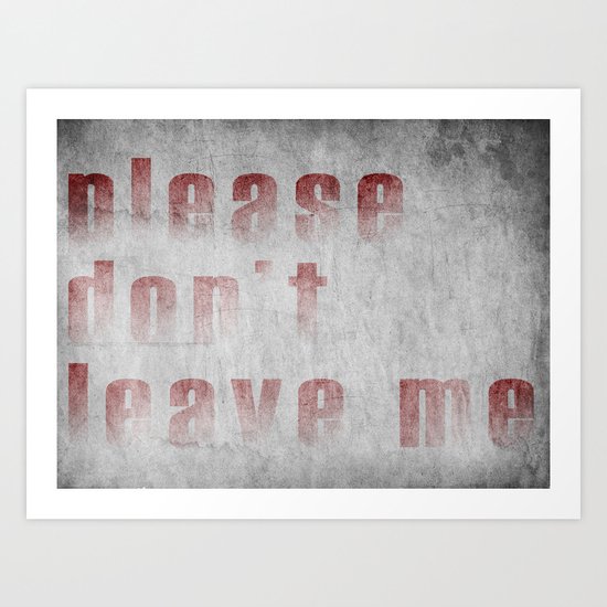 PLEASE II Art Print