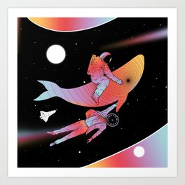 Coexistentiality 4 (A Journey Through Space and Time) Art Print