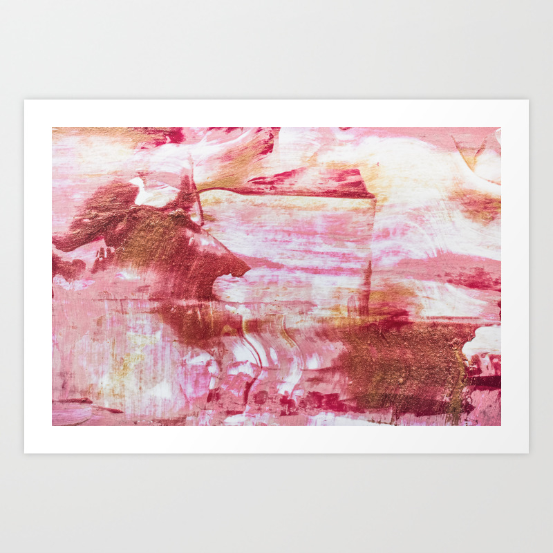 Festive Season 3 Holidays Christmas Painting Gold Abstract Art Print By Andreaanderegg Society6