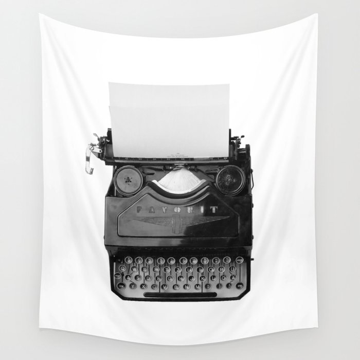 typewriter Wall Tapestry