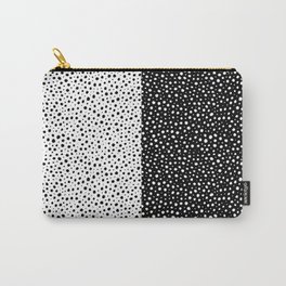 Black and white Polka Dots Carry-All Pouch