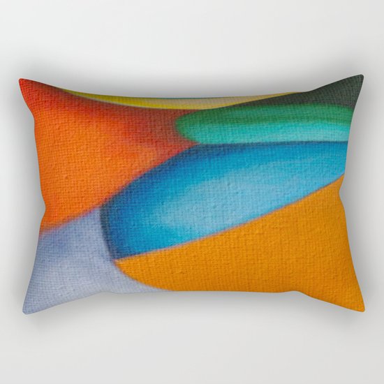 No Meio do Caminho (In The Middle Of The Road) Rectangular Pillow