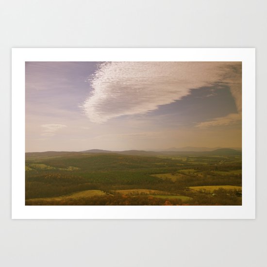Mountains and Valleys Art Print