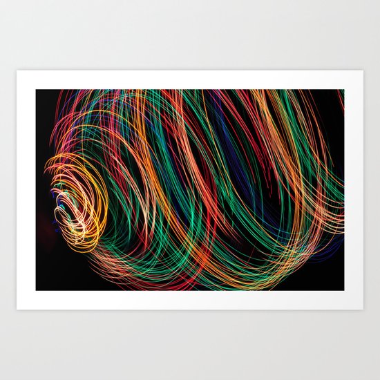 Rainbow colors Art Print