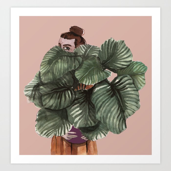 I love plants more than I love you Art Print