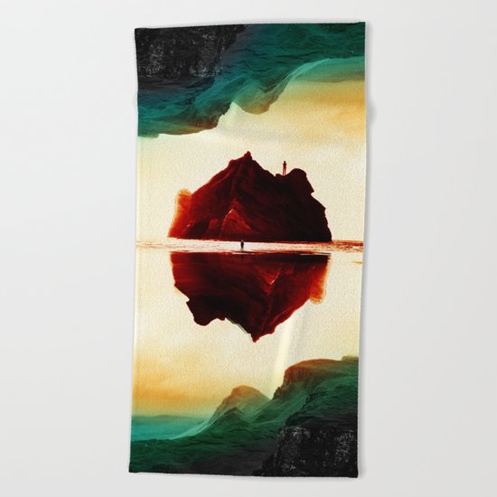 Isolation Island Beach Towel