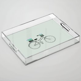 Spring Bicycle Acrylic Tray