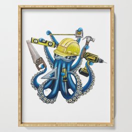 "Octo Builder" - Octopus Contractor Serving Tray