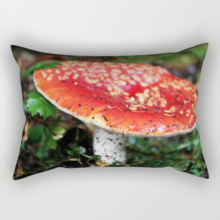 Mushroom Beauty Rectangular Pillow
