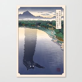 Tacgnol meme - Ukiyo-e style Canvas Print
