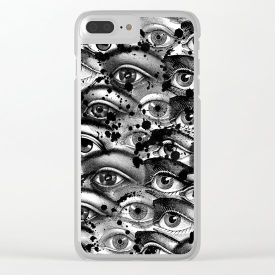 Watching You III Clear iPhone Case