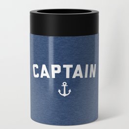 Captain Nautical Ocean Sailing Boat Funny Quote Can Cooler