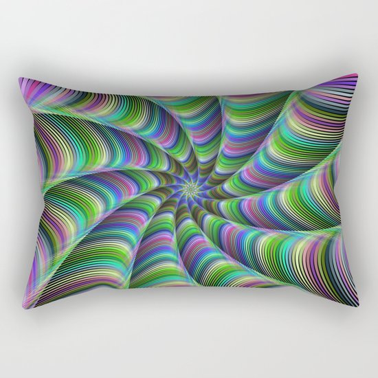 Striped tentacles Rectangular Pillow