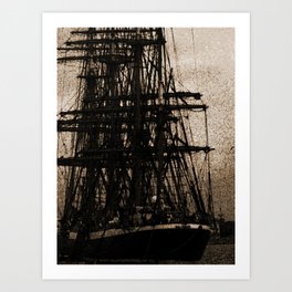 Ship Ahoy-Dark Art Print