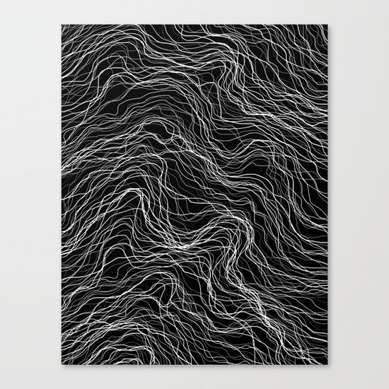 White Veins Canvas Print