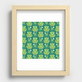 Luxe Pineapple // Rainforest Recessed Framed Print