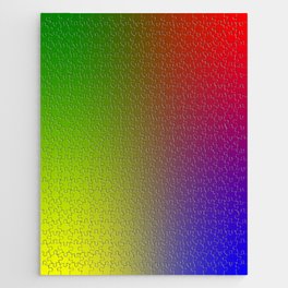16 Rainbow Gradient Colour Palette 220506 Aura Ombre Valourine Digital Minimalist Ar Jigsaw Puzzle
