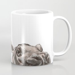 Peeking Baby Hippo Mug