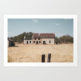 Abandoned Farm House Art Print