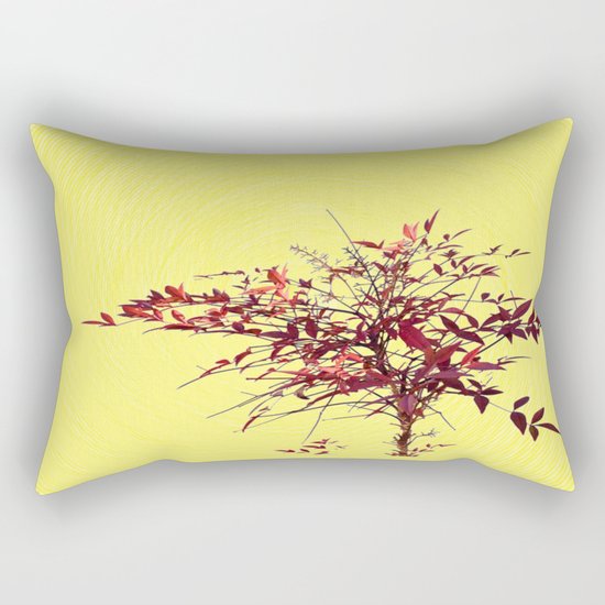 Spiral and Tree Rectangular Pillow