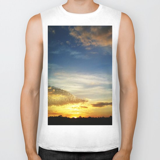 Feel the Sunset Biker Tank