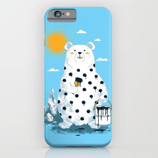 polka bear iPhone & iPod Case