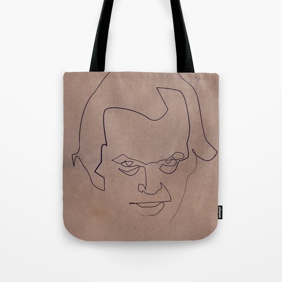 One line Shining Tote Bag