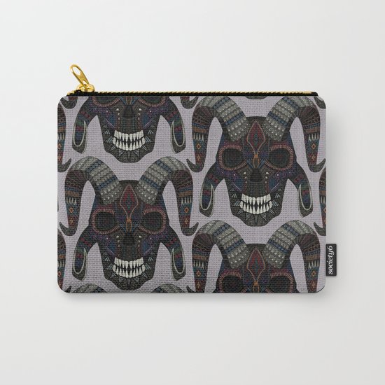 demon skull heather Carry-All Pouch
