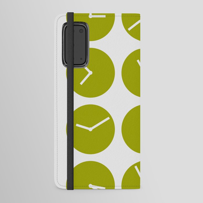 Minimal clock collection 14 Android Wallet Case