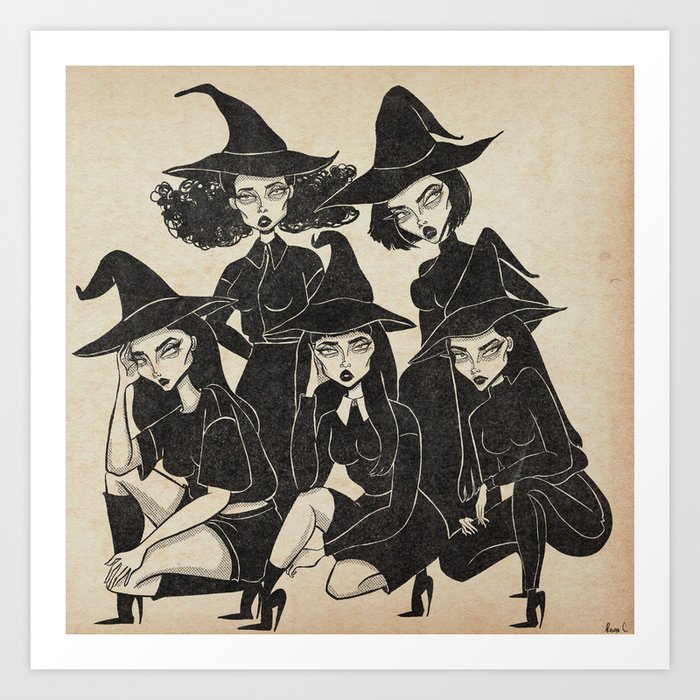 Coven Gang Art Print