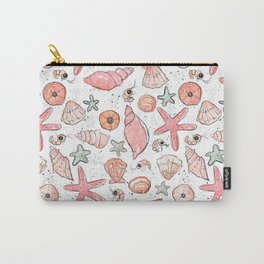 Seashells and Shrimp Carry-All Pouch