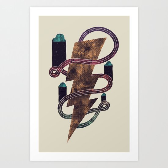 Flux Art Print