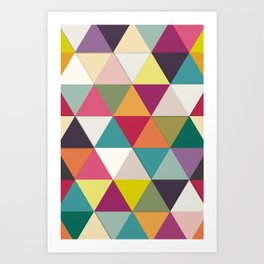 MANA triangles Art Print