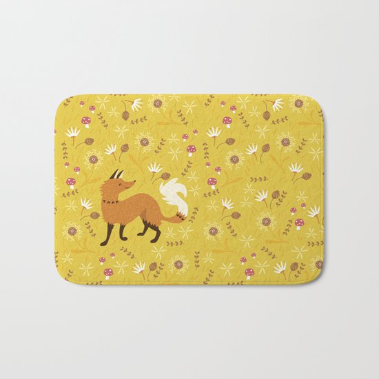 Cute as a Fox Bath Mat