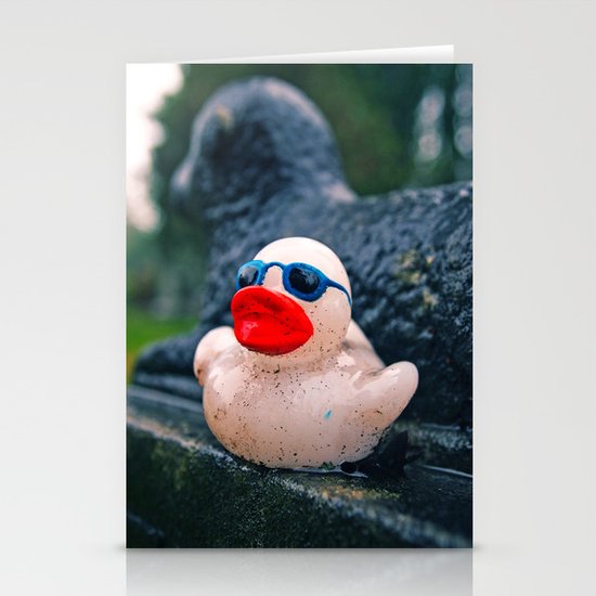 Graveyard duck Stationery Cards