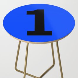 Number 1 (Black & Blue) Side Table