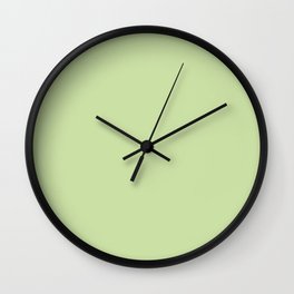 Modern stylish mint green solid color Wall Clock