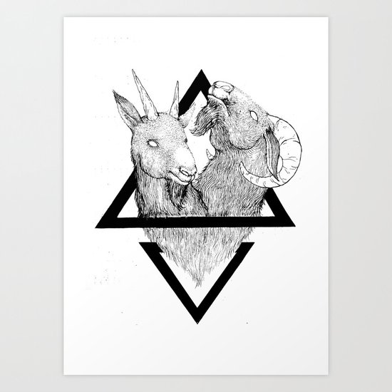 TWINS Art Print
